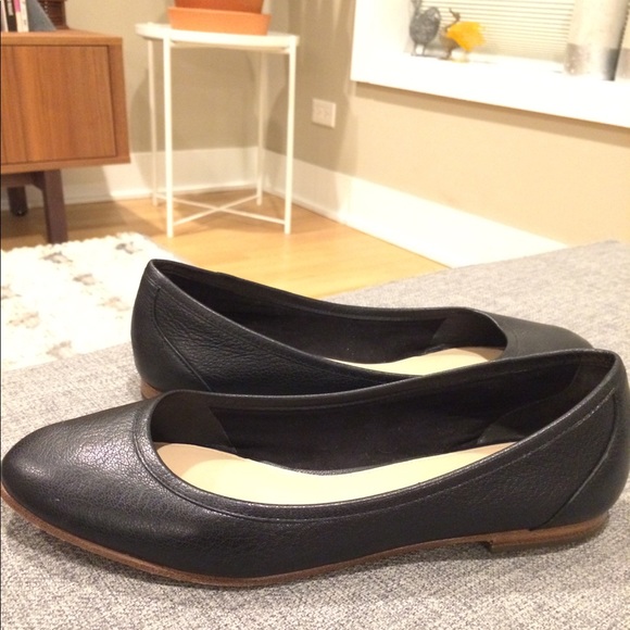 via spiga black flats